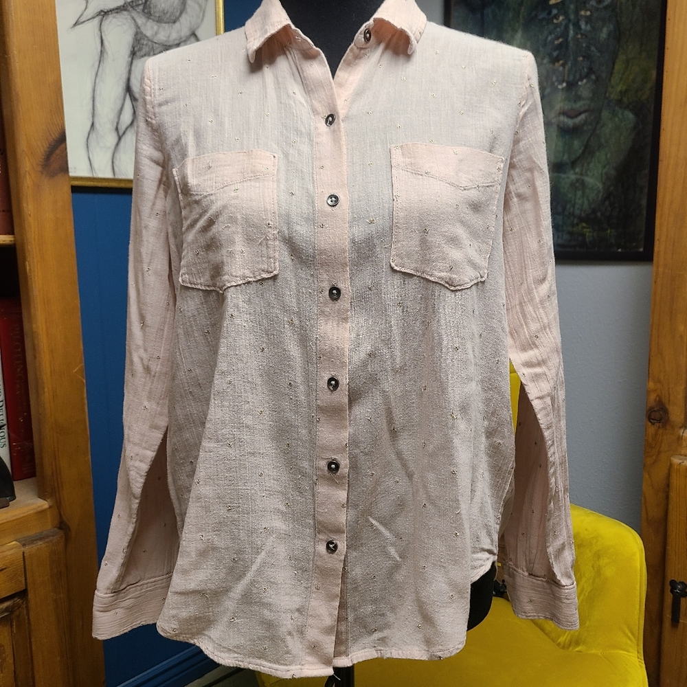 Lucky Brand Lightweight Button Shirt Size S